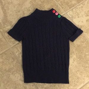 Girls short sleeve sweater